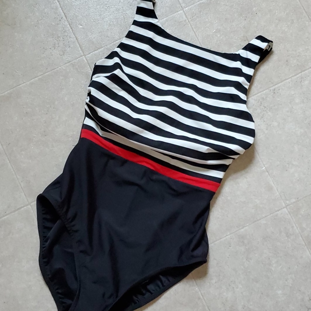 Miraclesuit Striped Colorblock 12